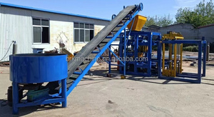 Peru Interlock paver rắn bê tông khối Máy làm QT4-24 bán tự động xi măng lát gạch máy cho Ấn Độ Sri Lanka - Product Image 6