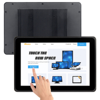 Moniteur industriel tactile intégré IPS de 10,1 pouces avec entrées VGA AV USB, indice de protection IP65, format d'image 16:10