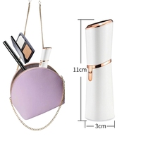 Stylo électrique pour épilation, Mini rasoir sans douleur, batterie électrique, Rechargeable, épilateur, 2 pièces