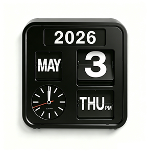 <span class=keywords><strong>Reloj</strong></span> de Pared con Calendario de Hojas Intercambiables para Decoración del Hogar - Product Image 6