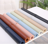 Tapis de souris de jeu antidérapant, 1 pièce, étanche, en cuir PU, avec Logo personnalisé, pour ordinateur et bureau