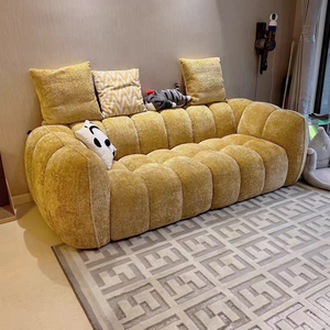 Nouvelle Arrivée 2026 – <span class=keywords><strong>Fauteuil</strong></span> une place en tissu peluche bouclé vert – Style moderne et décontracté pour appartement et hôtel – Personnalisable et élégant pour les moments <span class=keywords><strong>de</strong></span> détente - Product Image 1
