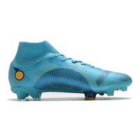 Botas de fútbol FG Superfly 8, calzado de fútbol de punto completo, a prueba de agua