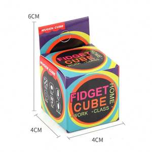 Mini Cubo Mágico de 6 Caras Colorido, Cubos Fidget, Juguetes Sensoriales - Product Image 5