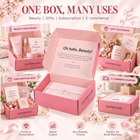 Boîte d'expédition personnalisée en carton premium avec texte intérieur personnalisé et structure de fermeture sécurisée pour produits de spa