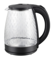 Bouilloire électrique en verre portable avec contrôle de la température, capacité de 1,6 à 2,0 L pour un usage domestique
