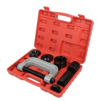 Juego de Herramientas de Prensado para Rótulas Tipo C, Kit de Extracción e Instalación de Rótulas Automotrices para Reparación de Suspensión de Chasis