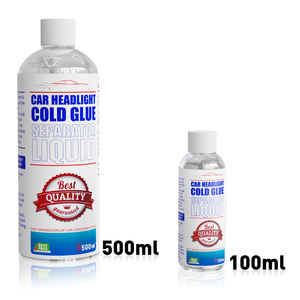 Phares <span class=keywords><strong>de</strong></span> voiture Retrofit Chimique Liquide Diluant Phare Colle Froide 100ML 500ML Cadre <span class=keywords><strong>de</strong></span> Pare-Brise <span class=keywords><strong>Transparent</strong></span> Séparateur Outils - Product Image 2