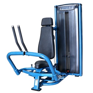 Machine <span class=keywords><strong>de</strong></span> <span class=keywords><strong>musculation</strong></span> professionnelle pour press à la poitrine, flys pectoraux et extensions des deltoïdes dorsaux <span class=keywords><strong>avec</strong></span> pile <span class=keywords><strong>de</strong></span> poids - Product Image 1