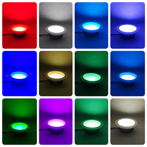 12V 24V RGB RGBW RGBWW COB 6W Trou de découpe 70-80mm Led Smart Downlight Led Plafonnier Spot - Product Image 6