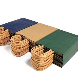 China Manufacturer Make Custom Printed Recycled Kraft <b>Paper</b> Bag and Multiple Colors Kraft <b>Paper</b> Bag - Product Image 4