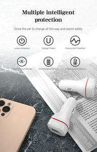 All'ingrosso 32W caricatore veloce per auto USB A + C di buona qualità adattatore per <span class=keywords><strong>accendisigari</strong></span> <span class=keywords><strong>presa</strong></span> caricatore rapido OEM ODM Factory - Product Image 3