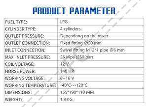 FC Autogas Systems Single Point AT07 gpl riduttore regolatore glp per carburatore efi efc sistema di alimentazione - Product Image 3