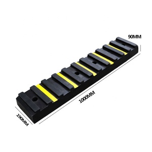 1000*190*90 Heavy Duty Rubber Wall Protection <strong>Bumper</strong> Rubber <strong>Bumper</strong> Guard Rubber Anti-collision Parking Lot <strong>Bumpers</strong> Strip Parts - Product Image 3