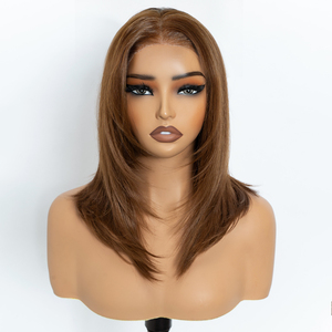 13x4 HD Lace Glueless Fluffy <strong>Wig</strong> Heat Resistant Fiber Non Flame Synthetic Per Pluck Gluless Lace Front <strong>Wig</strong> for Withe Women - Product Image 1