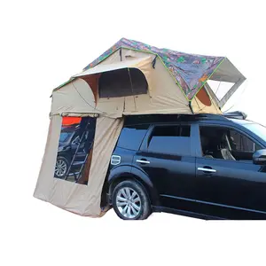 折りたたみ式4WDルーフテントキャンプカールーフトップテント4x4サイドオーニングアネックスルーム