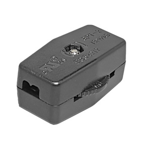 Wit Zwart US SPT-2 Elektronische Inline Enkelpolige 1NO1NC aan uit Gear Draaiknop Stroomschakelaar 18AWG 6A <span class=keywords><strong>120V</strong></span> - Product Image 1