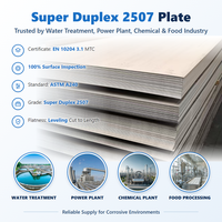 Plaque Super Duplex EN 10028-7 1.4410 2507 de 25 mm à 90 mm pour les fondations de modules sous-marins en haute mer