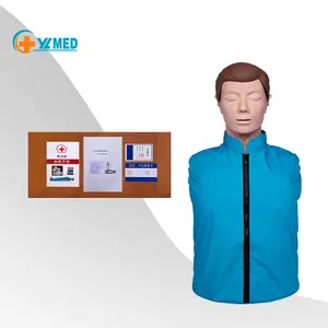 Half Body CPR First Aid Training Manikin with Feedback Medical Model Cardiopulmonary Resuscitation Simulator