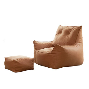 Sillón <span class=keywords><strong>de</strong></span> tela tecnológica con diseño <span class=keywords><strong>de</strong></span> botones, <span class=keywords><strong>esponja</strong></span> triturada, <span class=keywords><strong>para</strong></span> sala <span class=keywords><strong>de</strong></span> estar, sofá individual extragrande <span class=keywords><strong>para</strong></span> descanso - Product Image 1