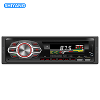 Reproductor de Mp3 de plástico para coche, receptor de Audio Fm con Bluetooth incorporado, Usb, Fm, Oem, tarjeta Sd, 12v-24v