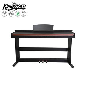 Vente en gros de <span class=keywords><strong>piano</strong></span> numérique 88 touches avec support en bois |   Certifié CE FC RoHS |   Fournisseur d'instruments de musique - Product Image 1