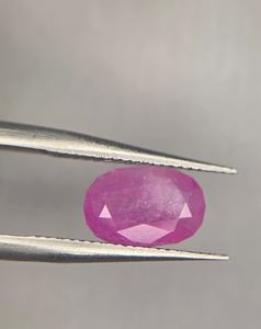 Saphir rose naturel de qualité exceptionnelle, taille ovale facetté, 2,0 carats, provenant d'Afghanistan, pour la fabrication de bijoux - Product Image 5