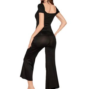 छाती पर तितली पैटर्न के साथ नई सेक्सी फीता जैक्वार्ड लुन्जेवियर - Product Image 5