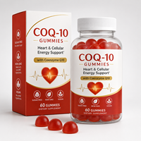 Gummies CoQ10 standardisées 200 mg avec Vitamine E pour le soutien immunitaire, Gummies végétaliennes à la pectine pour adultes, 30/60/90/120 unités