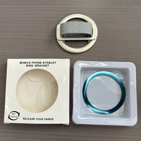 Support magnétique pour téléphone portable en silicone avec anneau de maintien en alliage de zinc, support de téléphone portable pour smartphone