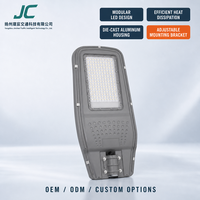 Lampadaire Solaire JC Chubby Tout-en-un IP65 Étanche Haute Luminosité 6000K Lumière du Jour LED pour Route avec Détecteur de Mouvement Garantie 3 Ans