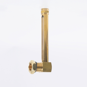 XZW 1/4 BSP 100mm Jauge de niveau de réservoir en laiton, jauge tubulaire d'huile, jauge de niveau, raccords de tuyauterie, moulage et polissage - Product Image 3