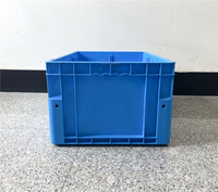 Boîte de rangement pliable en PP recyclable de haute qualité, robuste, écologique, empilable et emboîtable, caisse en plastique pour le transport de marchandises