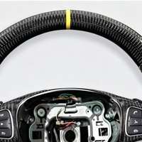 Volant en fibre de carbone véritable pour Mercedes Benz C63 C450 E63 W176 W204 W205 W213 A250 AMG, accessoires de voiture