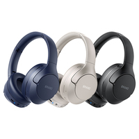 Casque sans fil supra-auriculaire à réduction de bruit active le moins cher, pliable, Hifi, basses profondes, ANC