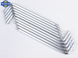 مفتاح ألن كروي مزدوج الطرف من الفولاذ المقاوم للصدأ الصناعي من ووجيون، 3 مم و4 مم و5 مم، نظام متري، قابل للتخصيص حسب الطلب - Product Image 5