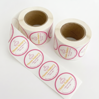Étiquettes autocollantes personnalisées de qualité alimentaire, imperméables et résistantes à l'huile, pour l'emballage de desserts et de pains, avec logo OEM imprimé, décalcomanies adhésives