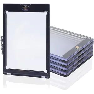 Uv Protection Hard Trading Card Cases Uv Protection Magnetic Card Holder 35Pt 1 Touch Magnetic Closure Card Protectors