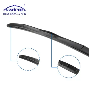 CLWIPER hibrid çerçevesiz yumuşak silecek lastiği cam pencere temizleme toptan silecek lastikleri evrensel cam sileceği