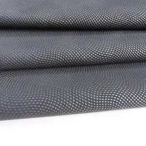 High Quality Dotted Pattern Anti-Slip Gloves Microfiber Safety Leather Raw Material