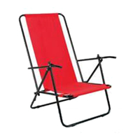 Chaise de plage légère avec bretelles de plage à dossier haut, chaises avec accoudoir dur chaise de plage pliante pour adultes/