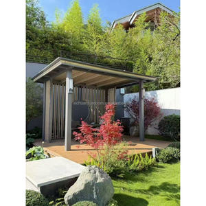 Gazebo rectangulaire en aluminium 4x4 4x5 4x6m, toit rigide, double ventilation, gazebo ombragé, pavillon extérieur, pergola - Product Image 3