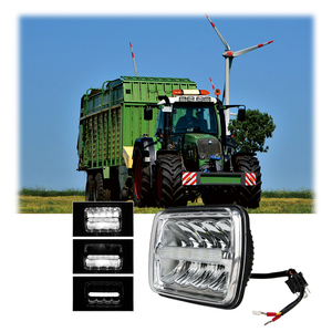 ไฟหน้า LED ทรงสี่เหลี่ยมผืนผ้าขนาด5x7นิ้วสำหรับรถแทรกเตอร์35W 5*7นิ้วไฟหน้าลำแสงสูง/ต่ำแบบ LED พร้อมไฟจอดรถ - Product Image 4