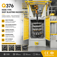 Machine de sablage à crochet CE Q376 Sa2.5 1000kg pour préparation de revêtement anticorrosion et peinture d'acier structurel, compatible PLC et moteur