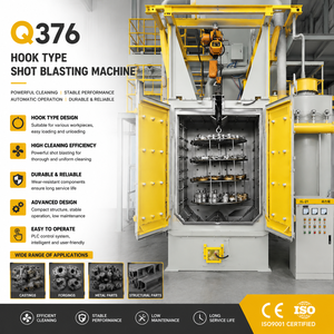 Máquina de Granallado Tipo Gancho CE Q376 Sa2.5 1000kg <span class=keywords><strong>para</strong></span> Preparación de Recubrimientos Anticorrosivos en Acero Estructural con Motor PLC - Product Image 1