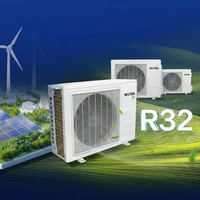 Climatiseur solaire R32 puissant et flexible à conception séparée, 12000 BTU, à onduleur, économe en énergie, contrôlé par application