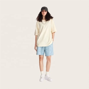 Camiseta de Diseño Personalizable, 100% Algodón, Tejido de Punto Grueso, Estilo Urbano, para Hombre, con Hombros Caídos - Product Image 3