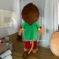 Funtoys nouveau costume de mascotte personnalisé en peluche cheveux longs dessin animé lion animal Cosplay costume de mascotte fursuit de carnaval costume à fourrure pour adulte