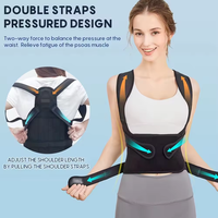 Nouveautés orthèse de soutien dorsal de scoliose réglable personnalisé pour hommes femmes correcteur de Posture de ceinture en néoprène