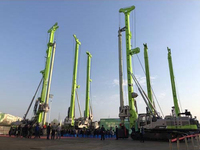 Foreuse rotative sur chenilles Zoomlion ZR360C pour forage de puits, profondeur 98 m, pour projets de tunnels ferroviaires municipaux